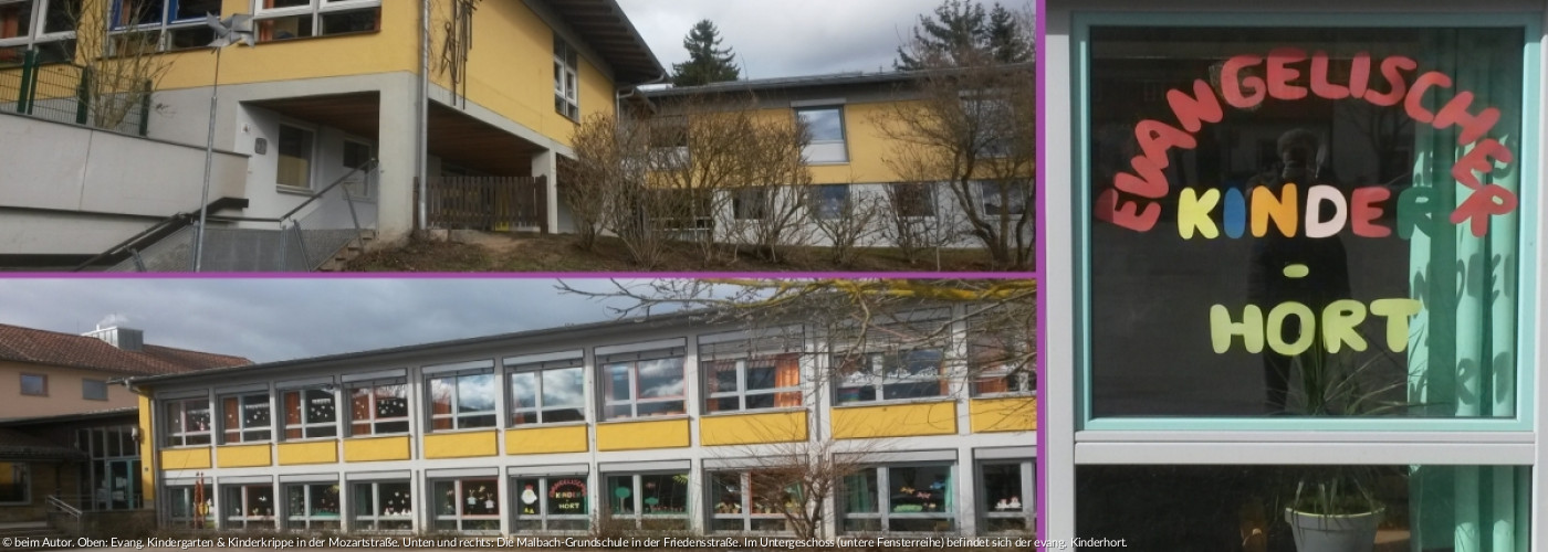 Kindergarten, Kinderkrippe und Kinderhort