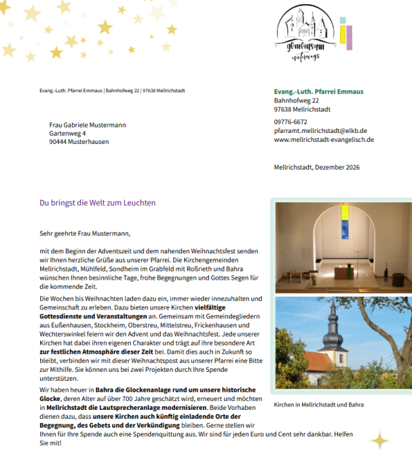 Weihnachtsbrief 2026