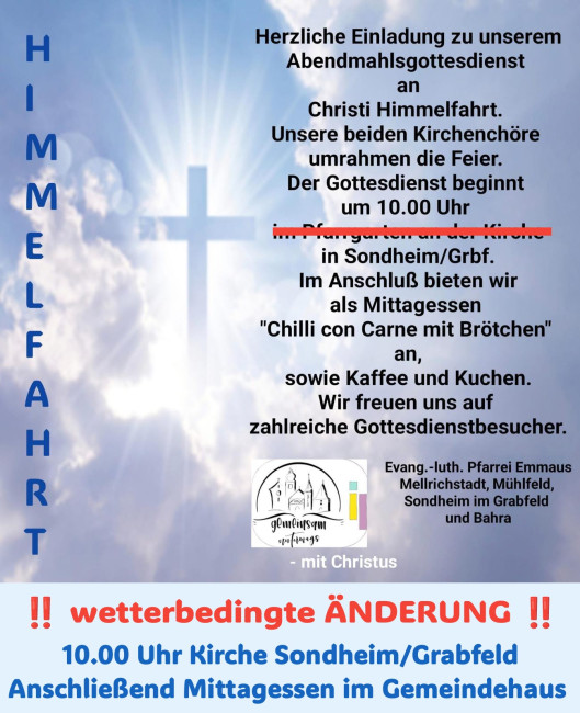 Christi Himmelfahrt 2026 Änderung