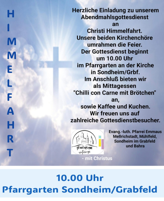 Flyer Christi Himmelfahrt